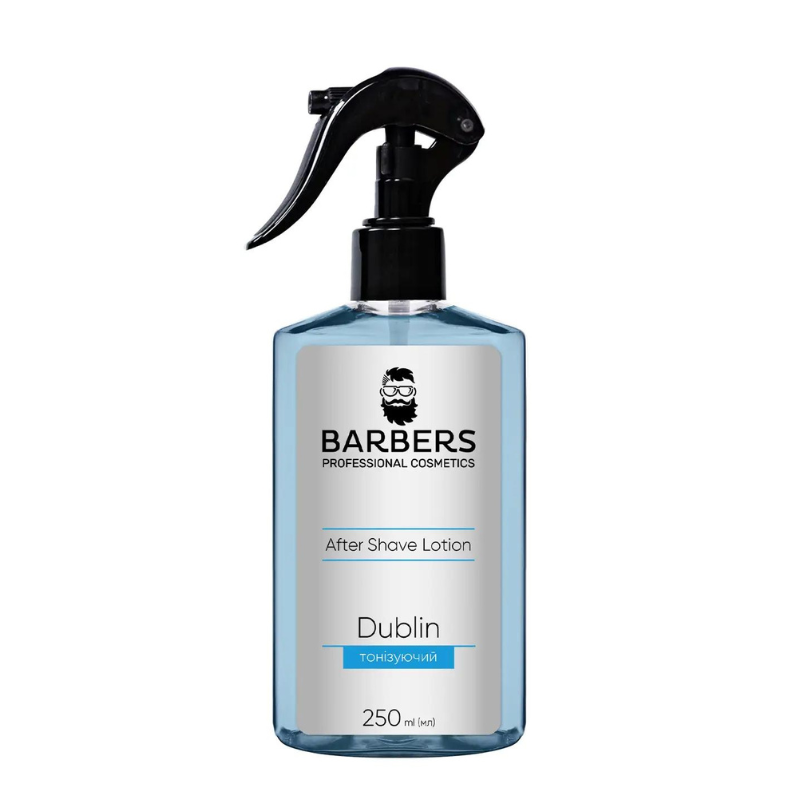 Тонизирующий лосьон после бритья Barbers Dublin, 250 мл